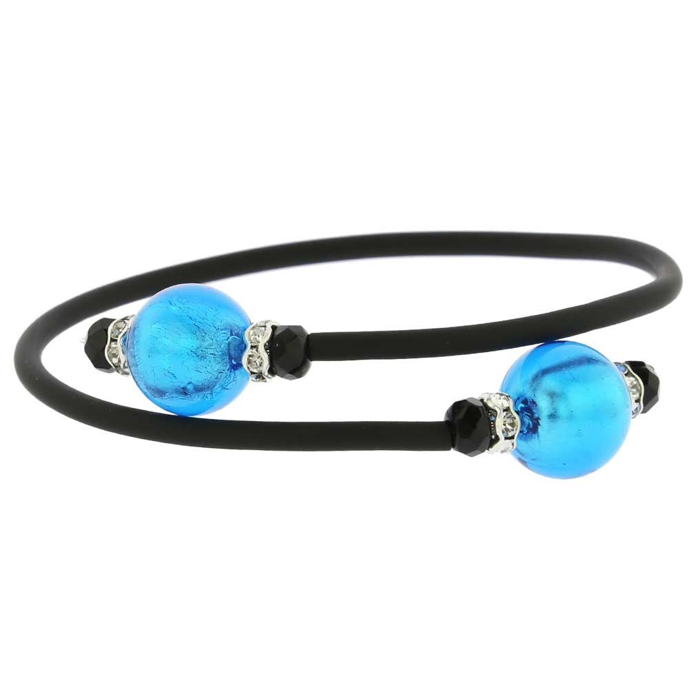 Glass Of Venice Murano Glass Venetian Glamour Bracelet - Light Blue