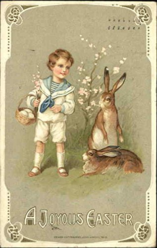 A Joyous Easter Original Vintage Postcard