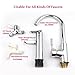 Brass Sink Valve Diverter Faucet Splitter For Kitchen or Bathroom Sink Faucet Faucet to Hose Adapter With Universal Faucet Adaptor Splitter Part (Style B)