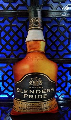 Whiskey Bottle Shape Cushions (Blender Pride)