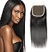 DMS Brazilian Virgrn Human Hair Closure Straight Lace Closure 4x4 Top Swiss Lace Closure Human Hair Straight Bundle (12inch)