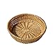NUTRIUPS Natural Handmade Bread Basket for Serving,11.8inch Round Bread Basket,Wicker Fruit Basket