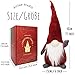 Airlab Gnome Christmas Decorations Plush Thanksgiving Decor Swedish Scandinavian Handmade Presents Christmas Ornament Tomte, 19 Inches Tall, Felix The Red