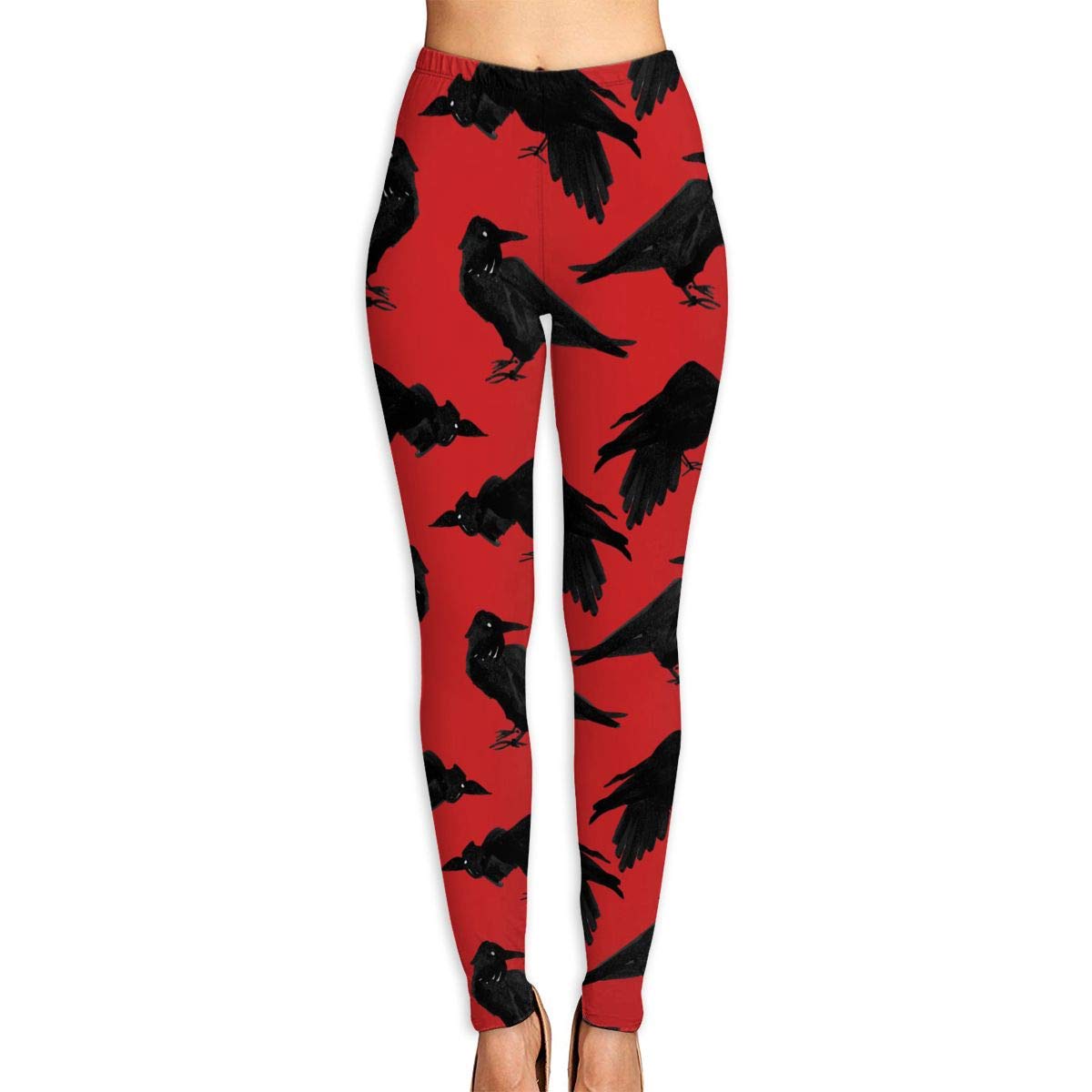 red running capris