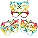 9PCS DIY Building Blocks Glasses Baseplate Brick Themed Birthday Party Favors Gifts Party Supplies Decorations for Building Bricks Kids Boys Girls 3 Years Old Up （Red, Blue, Yellow 3pcs Each）