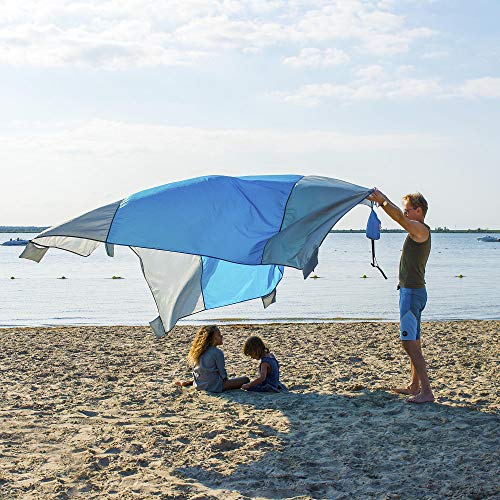 Beach Blanket 9’x10′ Lightweight Sand Proof Repels Water Dries Fast