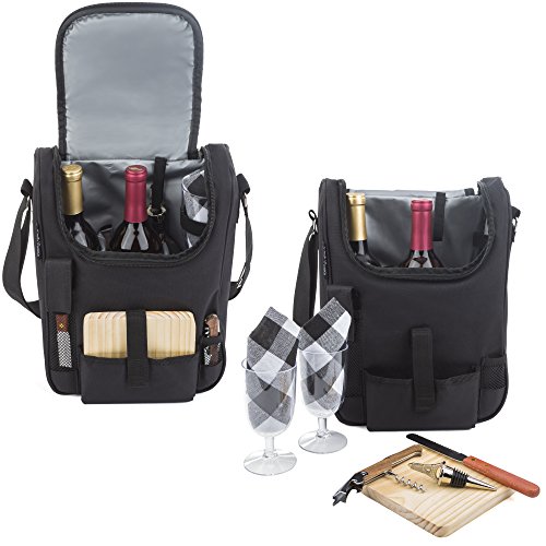 1 Insulated+Travel+Wine+Tote+Bag