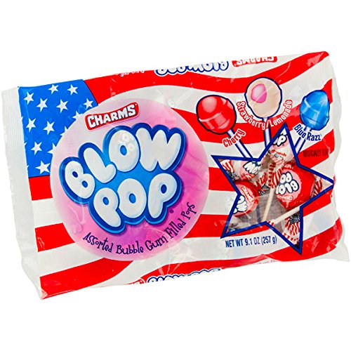 Patriotic USA Charms Blow Pops 14Piece Bag The Home Kitchen Store