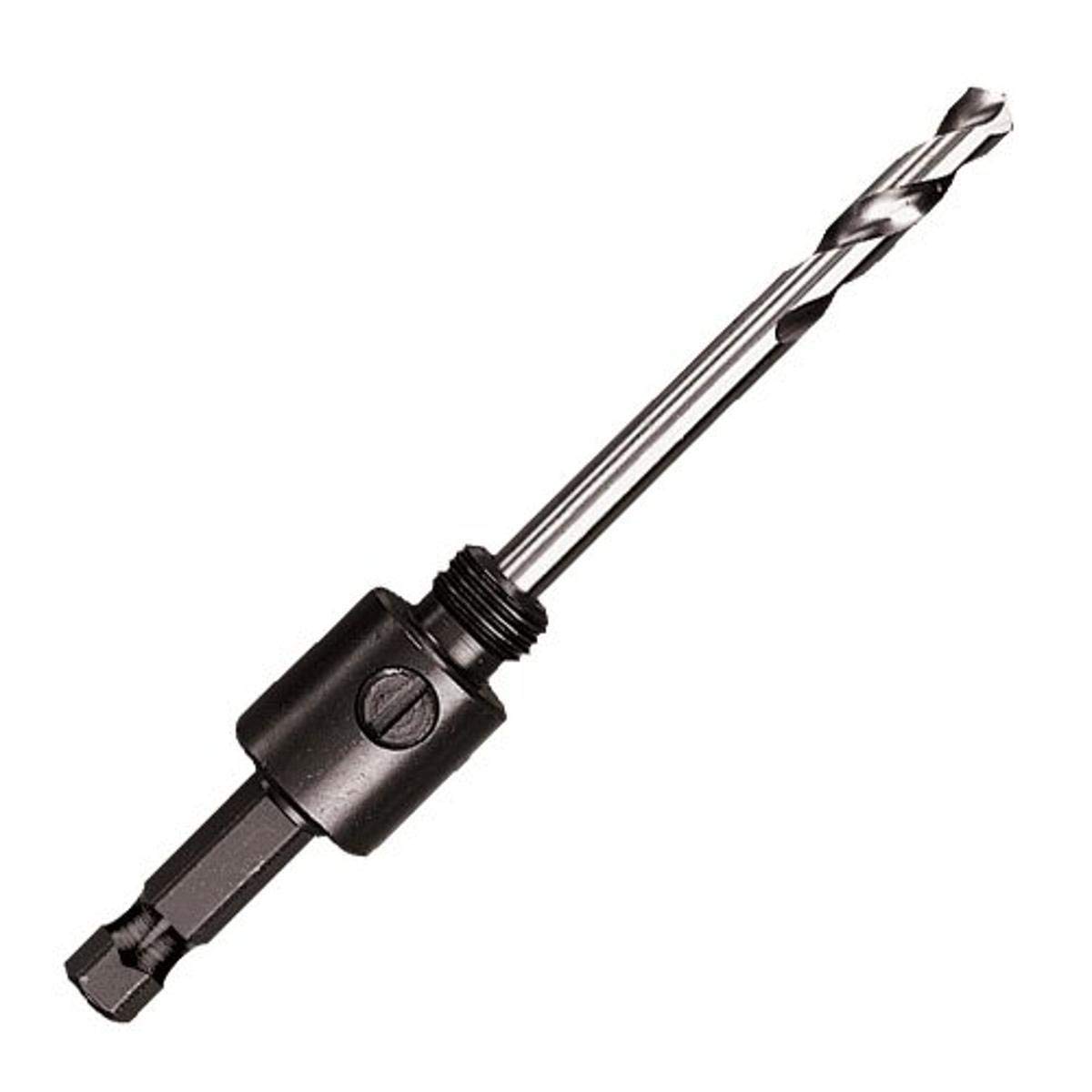 Starrett XA1 Hole Saws Arbor - 14-30mm Hex Shank Arbor 1/2" Screw Thread with 100mm Carbide Tipped Pilot Drill - Quick Change Mandrel