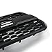 Areyourshop Front Bumper Hood Grille Grill Matte Black For 2016-2018 Tacoma TRD PRO PT228-35170