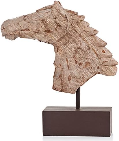 Modern Day Accents 7723 Cincel Chiseled Horse Bust on Stand