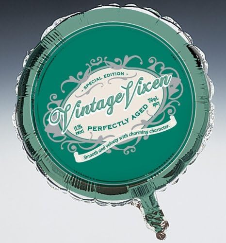 Creative ConvertingVintage Dude 40th Birthday 2-Sided Round Mylar Balloon