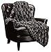 Chanasya Premium Embossed Faux Fur Throw Blanket - Super Soft, Lightweight Minky Blanket - 50