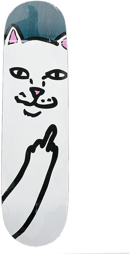 Ripndip Per N Dip Seigneur Nermal Bleu 8 25 Grand Skateboard Pro Deck Grip Gratuit Amazon Fr Sports Et Loisirs