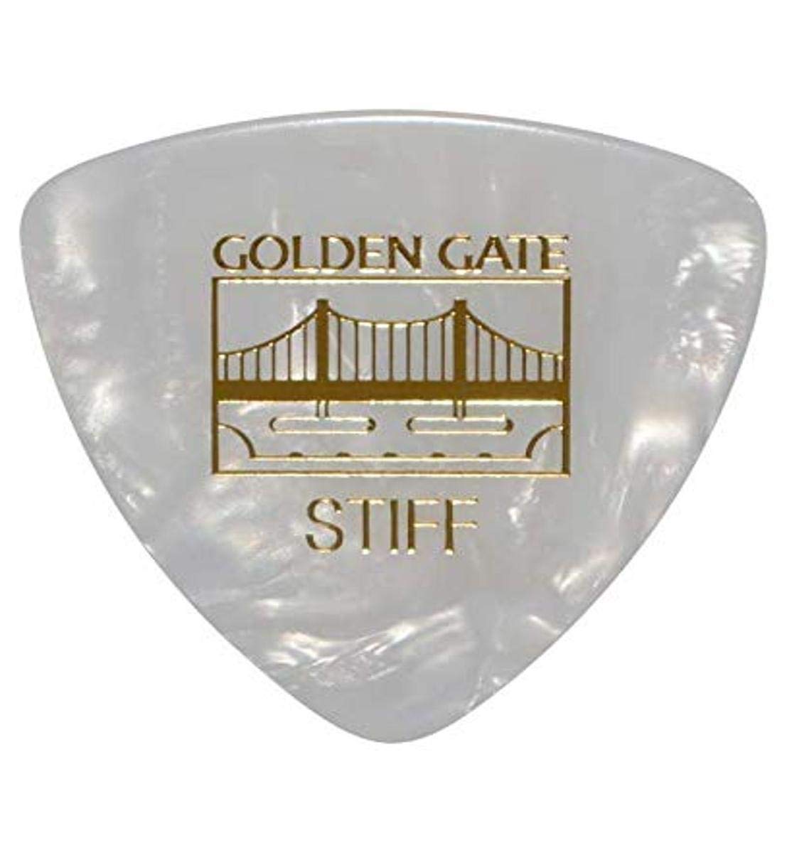 Golden Gate MP-305 Triangle Shape Guitar Picks, 1.0 mm Thickness, Pearloid