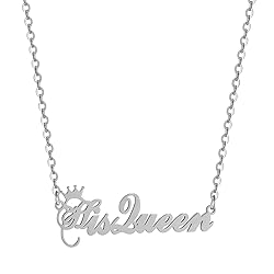 Custom Silver Name Necklace Personalized for