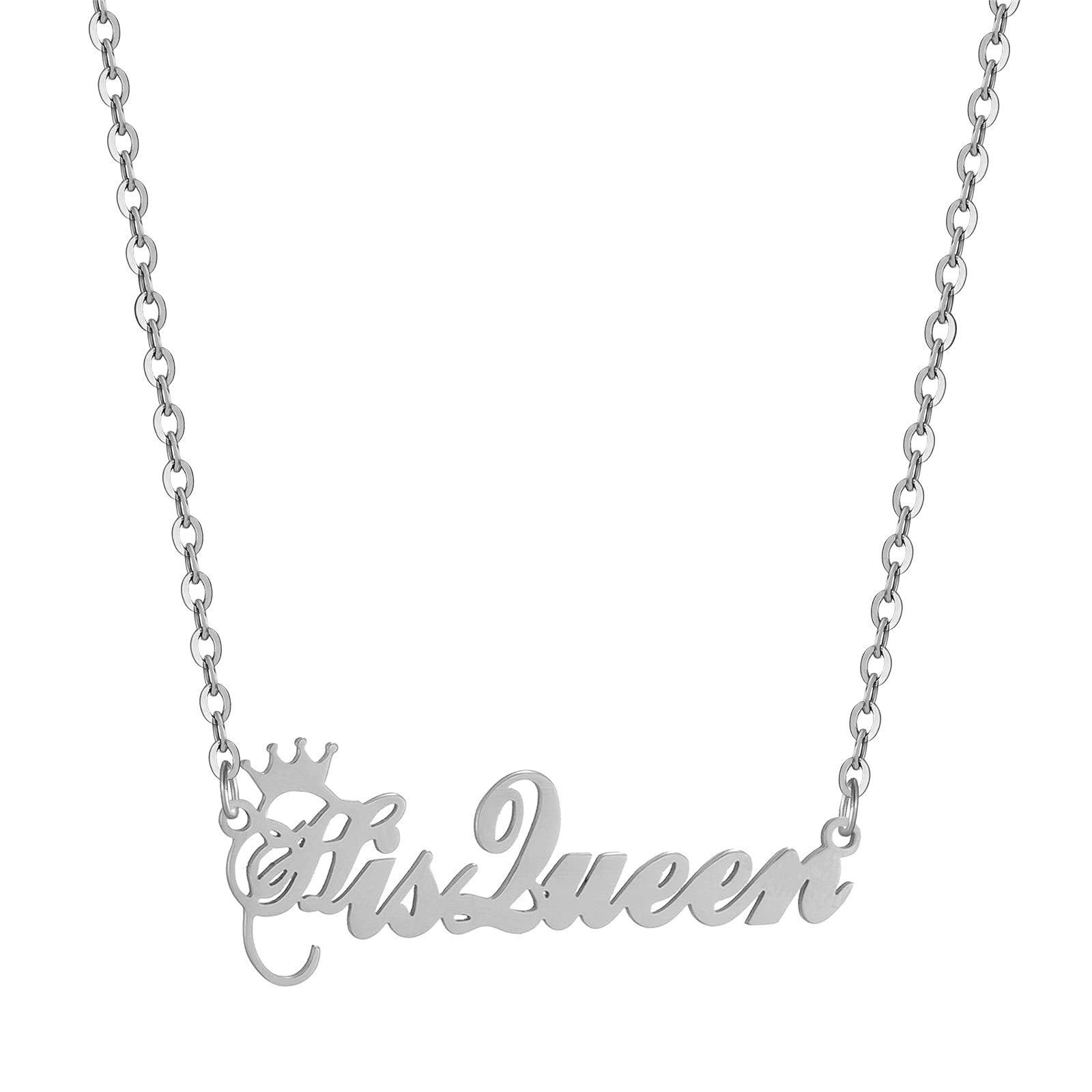 Custom Silver Name Necklace Personalized for