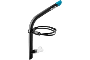 TYR Ultralite Elite Swim Snorkel - Adult Snorkeling Gear for Swimming Training - Ultra-Lightweight and Comfortable for Body Alignment Exercises