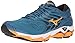Mizuno Men's Wave Horizon 2 Running Shoe, Blue Sapphire/Bright Marigold/Black, 10 D US