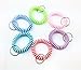 yueton Colorful Candy Bicolor Flexible Spiral Coil Wristband (Bicolor)