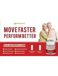 Fuerza Extra coreano Panax Ginseng 1500 mg 120 °Cápsulas Vegetarianas.