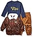 Little Me Baby Boy's Jacket Set Outerwear, Tan, 18 Months