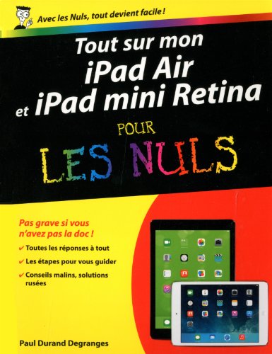 Tout sur mon iPad air et iPad mini Retina