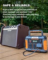 BALDR Portable Power Station 330W, 288Wh Emergency
