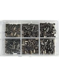Small línea mini Cobre Crimp Kit 600Pcs  100 cada uno de. 6 mm 1.6 mm 30lb 200lb
