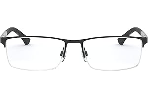 Emporio Armani Men's Ea1041 Rectangular Sunglasses