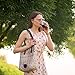 Wine Purse Tote Bag with Hidden Dispenser - Neoprene Insulated Cooler Travel Carrier for Picnic, Lunch, Festival - Secret Spout, 3 Reusable 3-Liter Drink Bladders, Pockets for Accessories