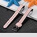 bayite Replacement Leather Bands for Fitbit Alta and Alta HR New Style Pink