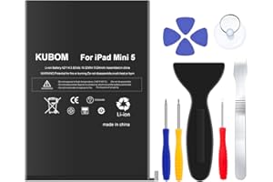 KUBOM Replacement Battery for iPad Mini 5, Full 5124mAh 0 Cycle Battery - Include Complete Repair Tool Kits