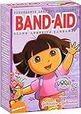 Band-Aid Brand Adhesive Bandages, Dora the Explorer Decorated Bandages, 25 Count (Pack of 3)