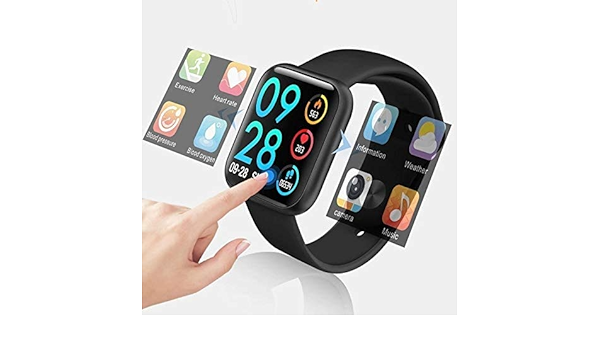 relogio smartband inteligente p70 pulseira metal rosa