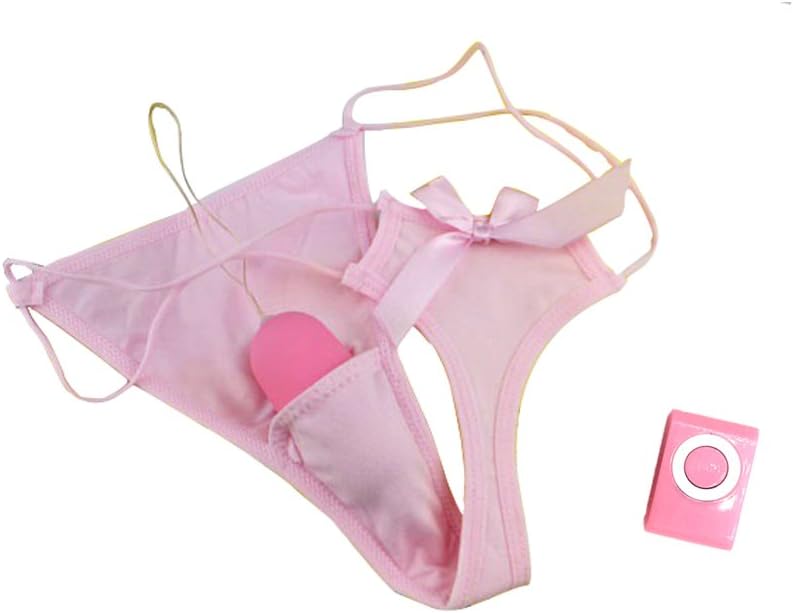 FineCase Women Sexy Thongs Underpants High Elasticity Panty G-String Underwear Set +Mini Vibrating Egg
