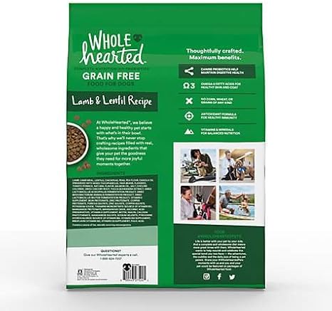 wholehearted lamb dog food