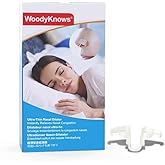 WoodyKnows Ultra-Thin Nasal Dilators, Moderate Expansion, Combo S+M+L 3 Pack