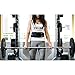 Nylon Weight Lifting Belt for Men and Women + BONUS Drawstring Bag, Black Neoprene with Adjustable Velcro, for Weightlifting, Power Lifting, Crossfit and Lower Back Support