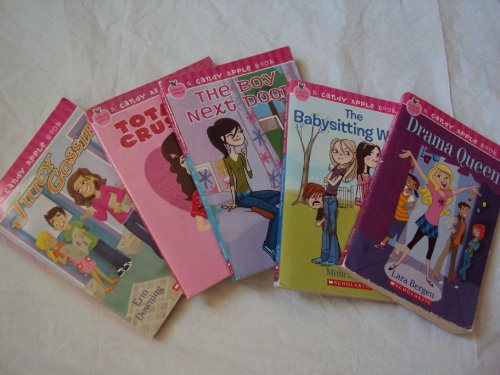 Candy Apple Series (6): Miss Popularity, Miss Popularity and the Best Friend Disaster, Miss Popularity Goes Camping, the Babysitting Wars; Poison Apple: Her Evil Twin, This Totally Bites (Children Book Sets: Grade 4 and Up)