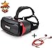 VR Headset Compatible with iPhone & Android - Limited Edition - Universal Virtual Reality Goggles for Kids & Adults - Your Best Mobile Games 360 Movies w/Soft & Comfortable New 3D VR Glasses…