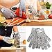 Cut Resistant Gloves 4 Pack - Safety Gloves Food Grade Cut Proof Gloves, Safety Cutting Glove for Hand Protection in Kitchen