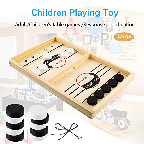 Large Size Foosball Winner Board Game Fast Sling Puck Sling Foosball
