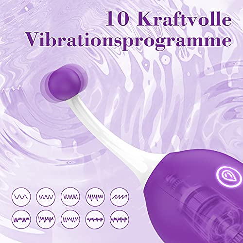 Zungenlecken Vibratoren für sie Klitoris und G-Punkt, 2 in 1 Vibrator leise und stark, 2 Motoren Aufliegevibratoren mit 10 Vibrationsmodi, Klitoris Stimulator, Sexspielzeug für Frauen und Paare