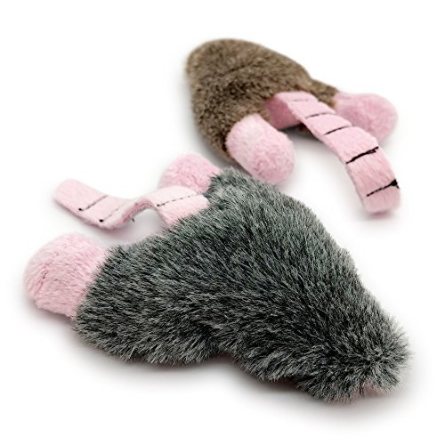 Pet Craft Supply Co. Mini Mice Twin Pack Funny Enticing Crinkle Chasing