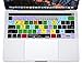 XSKN Ableton Live English Shortcut Silicone Keyboard Skin Cover for 2016 2017 2018 Touch Bar MacBook Pro 13 (A1706 A1989 A2159) & MacBook Pro 15 (A1707 A1990), US EU Layout