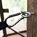 Maky Outdoors Premium Hammock Hanging Kit by Load Capacity 1300lbs | Heavy Duty, Ultra Durable Hooks & Carabiners for Hammock Stand, Yoga & Brazilian Hammocks, Swing Chair, Indoor & Outdoor