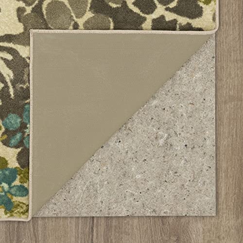 Mohawk Home Aurora Radiance Aqua Abstract Floral Area Rug, 5'x8', Blue/Green Pricepulse