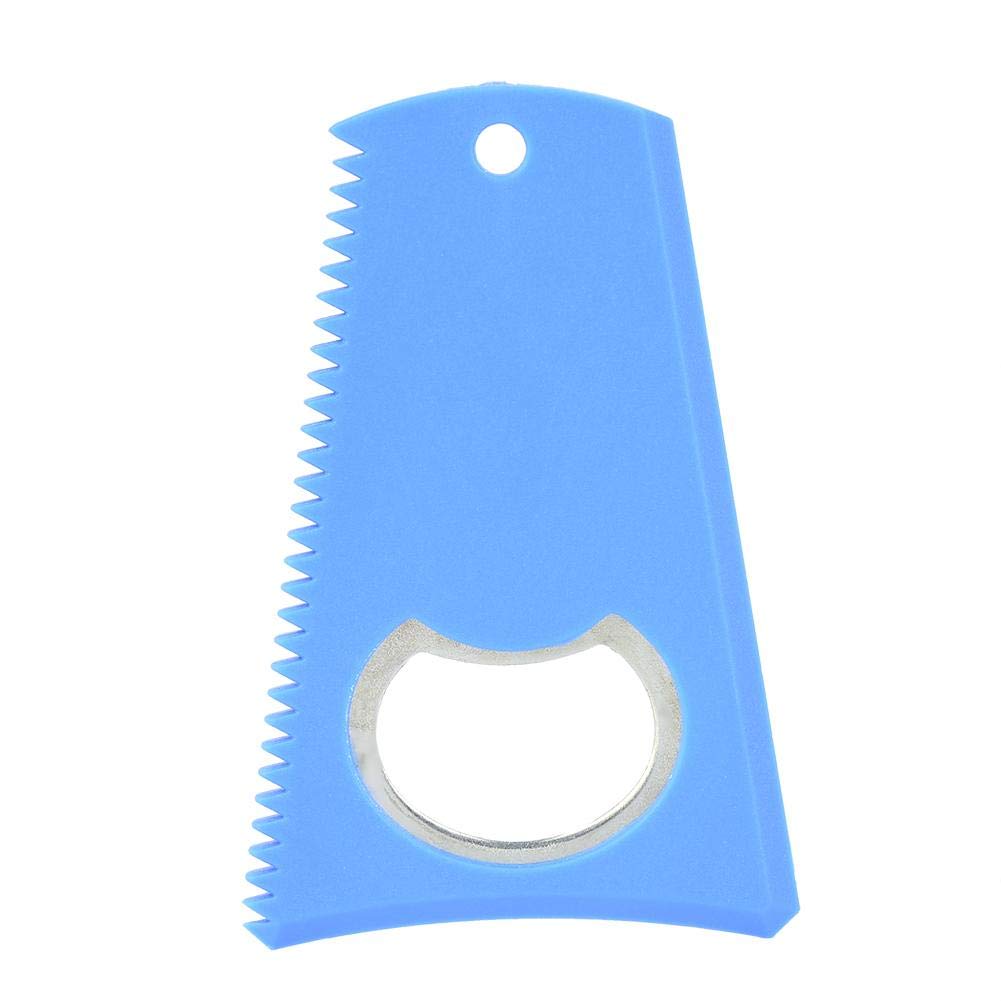 Keenso Surfboard Wax Remover, Portable Surf Wax Remover Surfboard Wax Comb Remover Quality Surf Board Cleaning Tool with Keychain Hole Water Sports