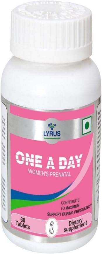 Lyrus One A Day Women's Prenatal Dietary Supplement - 60 Tablets